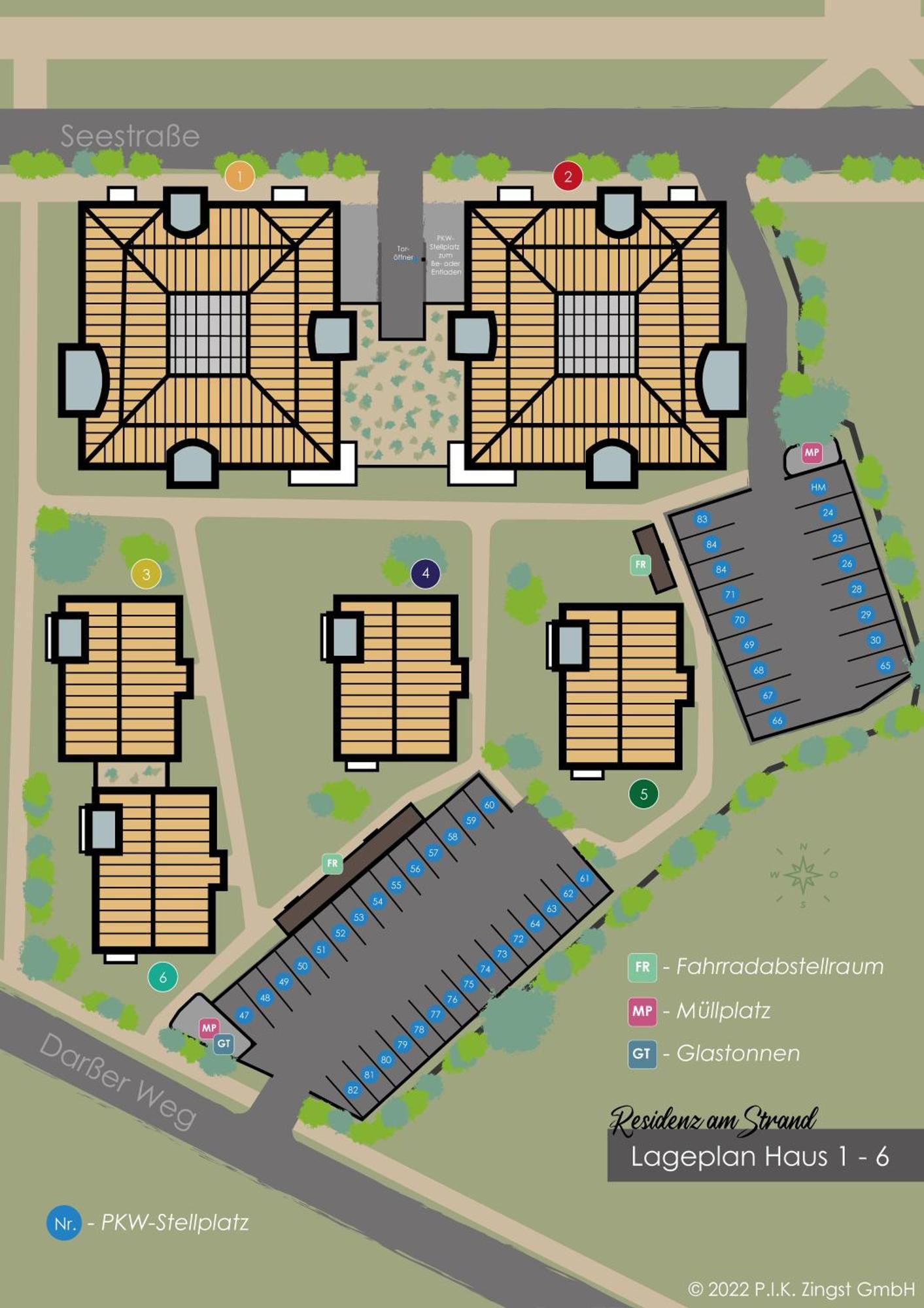 Residenz Am Strand Wohnung 3-54 Zingst Dış mekan fotoğraf